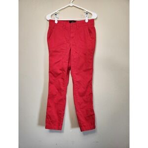 J. Crew Red Chino Pants Womens Size 00